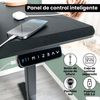 Marco De Escritorio Eléctrico Ajustable Unycos - Core Dual - Negro Altura 70-118cm Y Ancho 90-160cm Con Usb