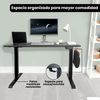 Marco De Escritorio Eléctrico Ajustable Unycos - Core Dual - Negro Altura 70-118cm Y Ancho 90-160cm Con Usb