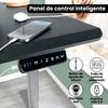 Marco De Escritorio Eléctrico Ajustable Unycos - Core Dual - Gris Altura 70-118cm Y Ancho 90-160cm Con Usb