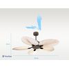 Ventilador De Techo Wifi Motor Dc Mando A Distancia Hypersilence Memoria