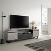 Mueble Tv | Televisión | Muebles De Salón, Almacenaje | 200x57x35cm | Para Tv Hasta 80" | Diseño Industrial | Estilo Moderno | Cemento