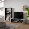 Muebles De Salón Para Tv | Conjunto De Muebles Comedor | 310x186x35cm | Para Tv Hasta 80" | Mueble Televisión | Estilo Moderno | Cemento