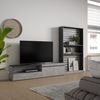 Muebles De Salón Para Tv | Conjunto De Muebles Comedor | 310x186x35cm | Para Tv Hasta 80" | Mueble Televisión | Estilo Moderno | Cemento