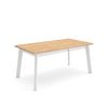 Mesa Comedor, Mesa Fija Cocina Y Salón, 170, Para 8 Comensales, Patas De Madera, Estilo Moderno, Roble