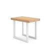 Mesa Consola Extensible, Mesa Comedor Plegable, 300, Para 14 Comensales, Patas Madera Maciza, Estilo Moderno, Roble