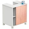 Mueble Baño Bajo Lavabo Pie Armario Auxiliar Para Lavabos Con /sin Pedestal 64x59x45 Almacenaje Blanco  Briebe Esencia