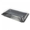 Bandejas Sushi Ps Reciclable Con Tapa Antivaho (21,5x13,5x4,5cm) 500 Unidades