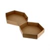 Cajas De Cartón Para Tortilla Mediana Kraft (24ø) 100 Unidades