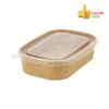 Envases Kraft Estancos Para Comidas Calientes Y Frías (500cc) Pack De 50 Unidades