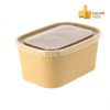 Envases Kraft Estancos Para Comidas Calientes Y Frías (1000cc) Pack De 50 Unidades