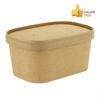 Envases Kraft Estancos Para Comidas Calientes Y Frías (1000cc) Pack De 50 Unidades