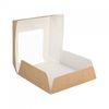 Tartera Kraft Grande Con Ventana (14x14x5,5cm) 100 Unidades