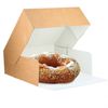 Caja Tarta Kraft Con Apertura Frontal (26x26x10 Cm) Pack De 25 Unidades