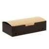 Cajas Para Fritos Grandes Automontables Negro Kraft Pack De 25 Unidades