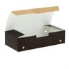 Cajas Para Fritos Grandes Automontables Negro Kraft Pack De 25 Unidades