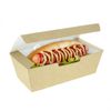 Envases De Cartón Kraft Para Hot Dogs Y Gofres 600 Unidades
