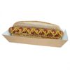 Barquetas De Cartón Kraft Hot Dog 1000 Unidades