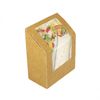 Caja Para Wrap Burrito Con Ventana Pack De 50 Unidades