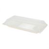 Tapa Transparente Para Plato De Fibra Catering (26x13cm) Pack De 50 Unidades