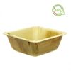 Bowl Cuadrado De Hoja De Palma (13x13x5cm) Pack De 25 Unidades