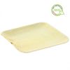 Plato Cuadrado De Hoja De Palma (25x25 Cm) Pack De 25 Unidades