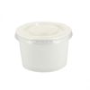 Tarrinas Para Helados Blanca 120ml (4oz) Pack De 50 Unidades