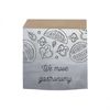 Papel Antigrasa Doble Apertura Silver Kraft (17x17cm) Pack De 100 Unidades