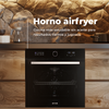 Horno Evvo Airfryer H25, Clase Energética A, 81l, 10 Programas, Función Airfryer, Inox