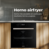 Horno Evvo H26 Airfryer, Clase Energética A+, 81l, 14 Programas, Función Airfryer, Negro