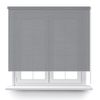 Estor Enrollable Screen Basic 5% Negro Gris 100x150cm.