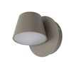 Aplique De Pared Led Alpinaluz "flexcup" 6w 2700k Diseño Rotatorio, En Gris