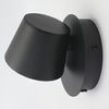 Aplique De Pared Led Alpinaluz "flexcup" 6w 2700k Diseño Rotatorio, En Negro