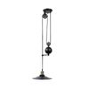 Lámpara Colgante Alpinaluz Rueda - Estilo Industrial, Polea Elevable, Diseño Vintage Ajustable
