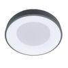 Plafón Led Alpinaluz Circular Ø40 Cm 36w Philips Driver 4500lm En Gris