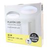 Plafón Led Alpinaluz Circular Ø40 Cm 36w Philips Driver 4500lm En Gris