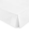 Cubre Canape Somier Liso Algodón Poliester. Vipalia Cama  90 Cm Blanco