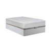 Cama Canape Abatible Blanco 150x190 Cm + Colchon Top Viscoelastico De 28 Cm