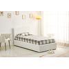 Cama Abatible Con Cabecero Blanco 150x190 Cm + Colchon Viscoelastico De 23 Cm