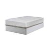 Cama Canape Abatible Blanco 90x190 Cm + Colchon Top Viscoelastico De 28 Cm