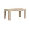 Pack Mesa Extensible De Comedor O Cocina Blanco Y Cambria + 4 Sillas Nordic Blanco