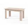 Pack Mesa Fija De Comedor O Cocina Blanco Y Cambria + 6 Sillas Nordic Blanco