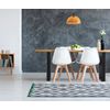 Pack Mesa De Comedor O Cocina Madera Maciza 180cm + 4 Sillas Nordic Negro