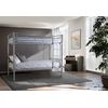 Litera Metalica Doble Cama 90cm As-110 Negro + 1 Colchon (90x190 Cm)