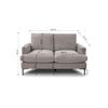 Sofa 2 Plazas Moretti 140cm + Sofa De 3 Plazas 170cm