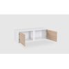 Conjunto Mueble De Salon Alma, Blanco Y Cambria 200x43 Cm