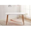 Mesa Nordica De Comedor O Cocina Viken 120cm Blanco