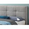 Cama De Matrimonio Barley 150cm Gris