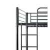 Litera Metalica Doble Cama 90cm As110 Negro