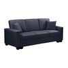 Sofa Cama Keyla 210cm, Con Arcon Gris Oscuro