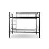 Litera Metalica Doble Cama 90cm Negro